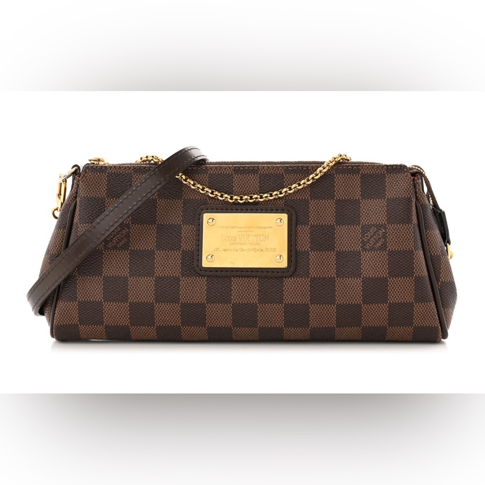Louis Vuitton Eva Clutch and crossbody handbag Damier Ebene